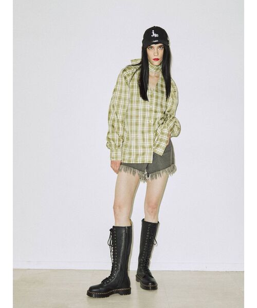 jouetie（ジュエティ）の「ボリュームスリーブリボンタイブラウス（シャツ/ブラウス・レディース・ピンク/イエロー/グリーン/クリア/その他1/その他2/オフホワイト/ブラック・MEDIUM）」の14枚目の写真