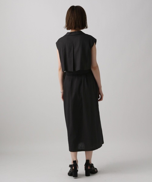 A part by（アパートバイ）の「LiRyレイヤードベストワンピース　297233（ワンピース・レディース・ブラック/ブラウン系その他2/ライトグリーン・FREE）」の15枚目の写真