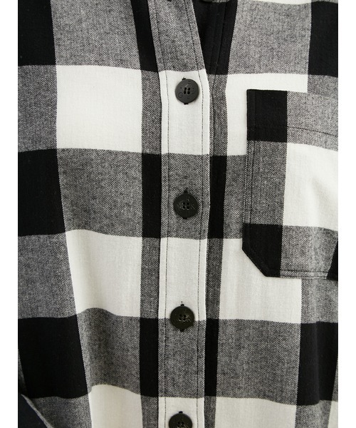 JoelRobuchon】チェックネルシャツワンピース