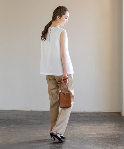 【定価17,600円】DeuxiemeClasse RIBノースリーブプルオーバ セール】《追加》フロントベンツノースリーブプルオーバー2