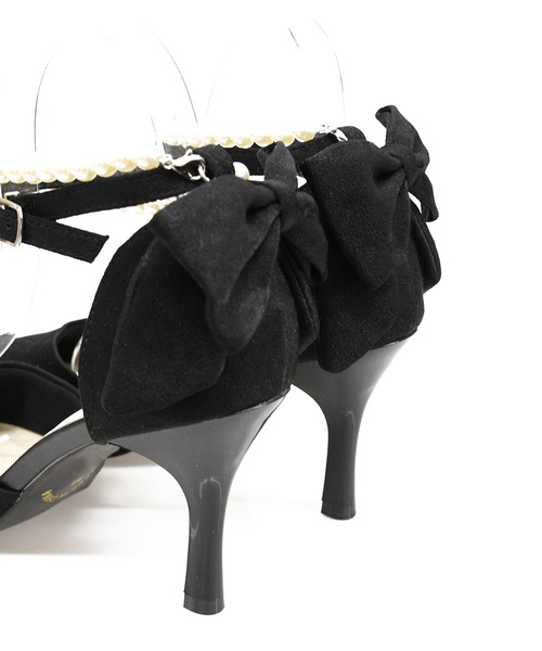 NOFALL（ノーフォール）の「バックリボンパールストラップパンプス（パンプス・レディース・ブラック/アイボリー/ベージュ系その他2/ブラック系その他・SS/M/S/LL/3L/L）」の7枚目の写真