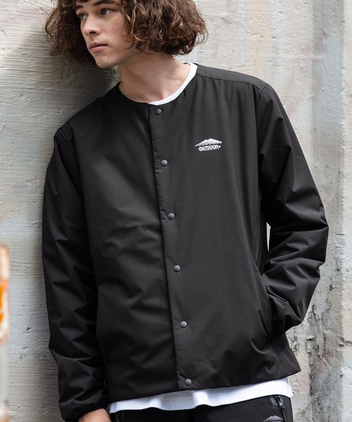 OUTDOOR PRODUCTS/アウトドアプロダクツ】ノーカラー中綿ブルゾン 撥水