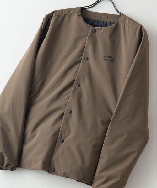OUTDOOR PRODUCTS(アウトドアプロダクツ)の「【OUTDOOR PRODUCTS/アウトドアプロダクツ】ノーカラー中綿ブルゾン 撥水 防風 ストレッチ 防花粉 紫外線対策機能 ワンポイントブランドロゴ(ブルゾン・メンズ・チャコールグレー/ブラック/カーキ・X-LARGE/LARGE/MEDIUM)」の21枚目の写真