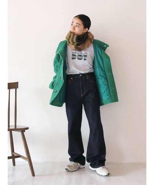 Ungrid（アングリッド）の「スライバーショートブルゾン（ブルゾン・レディース・ライトグレー/グリーン/オレンジ・FREE）」の22枚目の写真