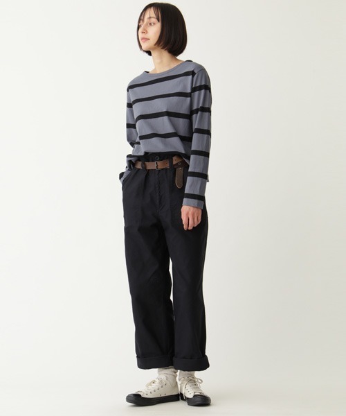 MHL.（エムエイチエル）の「WIDE STRIPE DRY JERSEY（Tシャツ