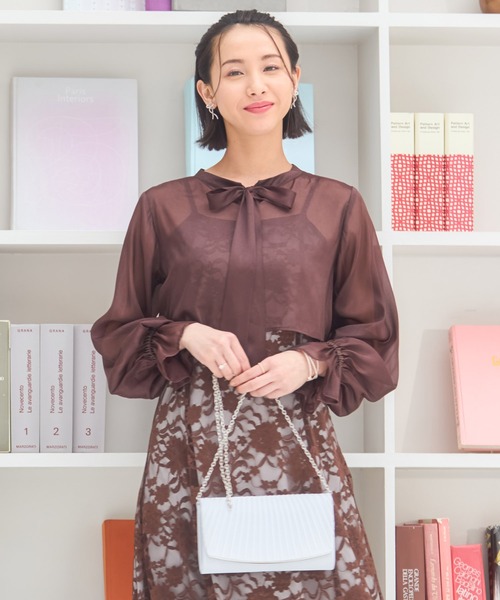 DRESS PLUS(ドレスプラス)の「ハンドバッグ クラッチバッグ ショルダーバッグ パーティーバッグ 結婚式(クラッチバッグ・レディース・シルバー/シャンパン/ブラック/ピンク・フリー)」の17枚目の写真