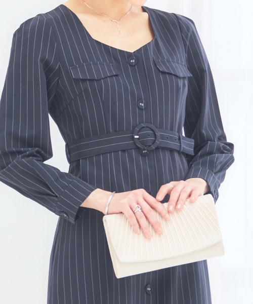 DRESS PLUS(ドレスプラス)の「ハンドバッグ クラッチバッグ ショルダーバッグ パーティーバッグ 結婚式(クラッチバッグ・レディース・シルバー/シャンパン/ブラック/ピンク・フリー)」の14枚目の写真