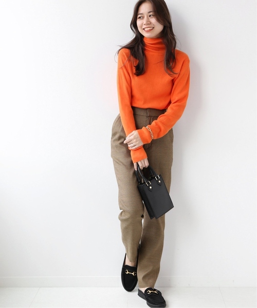 JOURNAL STANDARD relume（ジャーナルスタンダード　レリューム）の「■《追加》スイスオーガニックコットンタートルネックプルオーバー（ニット/セーター・レディース・ホワイト/ブラック/モスグリーン/ブルー/イエロー/オレンジ・FREE）」の13枚目の写真