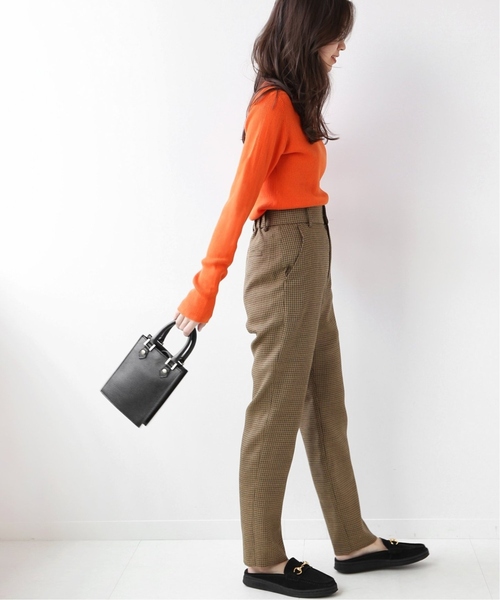 JOURNAL STANDARD relume（ジャーナルスタンダード　レリューム）の「■《追加》スイスオーガニックコットンタートルネックプルオーバー（ニット/セーター・レディース・ホワイト/ブラック/モスグリーン/ブルー/イエロー/オレンジ・FREE）」の14枚目の写真