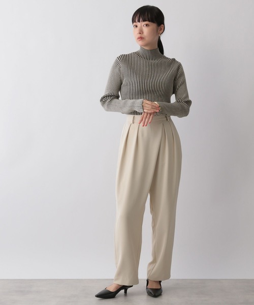 LOWRYS FARM(ローリーズファーム)の「ハイショクハイネックロングスリーブ 296368(ニット/セーター・レディース・ホワイト/ピンク/グリーン・FREE)」の4枚目の写真
