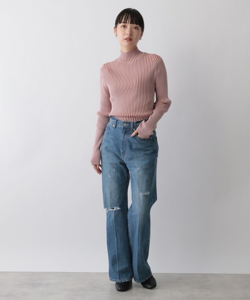 LOWRYS FARM(ローリーズファーム)の「ハイショクハイネックロングスリーブ 296368(ニット/セーター・レディース・ホワイト/ピンク/グリーン・FREE)」の15枚目の写真