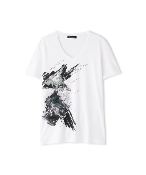 TORNADO MART（トルネードマート）の「TORNADO MART∴イーグルクラウドプリントTシャツ（Tシャツ/カットソー・メンズ・ブラック/ピンク/グリーン・LARGE/LL/MEDIUM）」の14枚目の写真