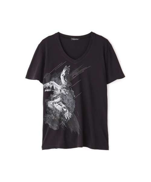 TORNADO MART（トルネードマート）の「TORNADO MART∴イーグルクラウドプリントTシャツ（Tシャツ/カットソー・メンズ・ブラック/ピンク/グリーン・LARGE/LL/MEDIUM）」の19枚目の写真