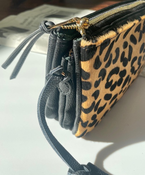 Pal collection（パルコレクション）の「ハラコ風ウォレットバック（ショルダーバッグ・レディース・ホワイト/ホワイト系その他/ブラック系その他・FREE）」の14枚目の写真