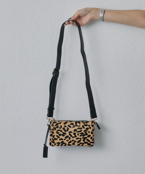 Pal collection（パルコレクション）の「ハラコ風ウォレットバック（ショルダーバッグ・レディース・ホワイト/ホワイト系その他/ブラック系その他・FREE）」の20枚目の写真