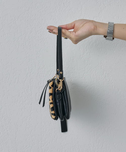 Pal collection（パルコレクション）の「ハラコ風ウォレットバック（ショルダーバッグ・レディース・ホワイト/ホワイト系その他/ブラック系その他・FREE）」の22枚目の写真