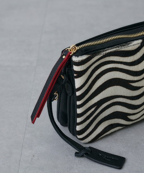 Pal collection（パルコレクション）の「ハラコ風ウォレットバック（ショルダーバッグ・レディース・ホワイト/ホワイト系その他/ブラック系その他・FREE）」の19枚目の写真