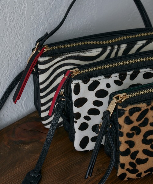 Pal collection（パルコレクション）の「ハラコ風ウォレットバック（ショルダーバッグ・レディース・ホワイト/ホワイト系その他/ブラック系その他・FREE）」の17枚目の写真