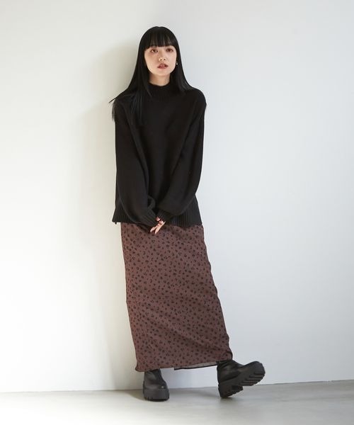 LOWRYS FARM(ローリーズファーム)の「ヒョウガラフウタイトスカート 168444(スカート・レディース・ブラック/ブラウン/アイボリー・FREE)」の22枚目の写真