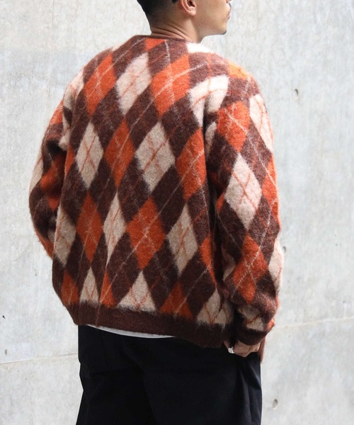 BACK NUMBER（バックナンバー）の「【BACK NUMBER】シャギーカーディガン（カーディガン/ボレロ・メンズ・ブルー/ブラウン/ブラック・M/L/XL）」の15枚目の写真