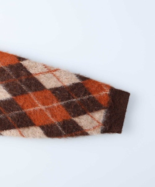 BACK NUMBER（バックナンバー）の「【BACK NUMBER】シャギーカーディガン（カーディガン/ボレロ・メンズ・ブルー/ブラウン/ブラック・M/L/XL）」の4枚目の写真