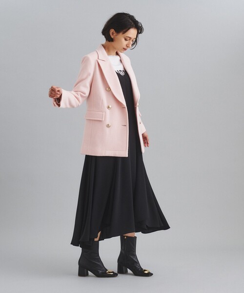 GRACE CLASS(グレースクラス)の「ロングウールテーラージャケット(テーラードジャケット・レディース・ブラック/ピンク・38/36)」の16枚目の写真