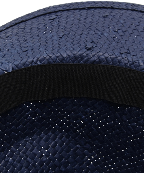 B:MING by BEAMS(ビーミングバイビームス)の「<InRed 6月号掲載>ビーミング by ビームス / ツバ広ペーパーHAT(ハット・レディース・ナチュラル/ネイビー・ONE SIZE)」の7枚目の写真