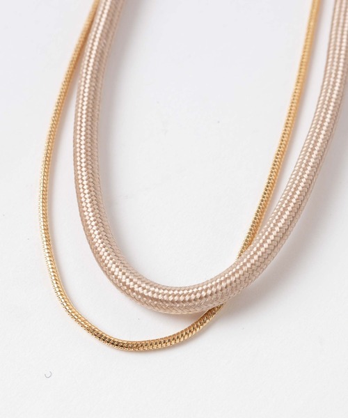 WEGO（ウィゴー）の「WEGO/ロープチェーンストラップ（スマホグッズ・レディース・その他1/パープル/ブラック・FREE）」の5枚目の写真