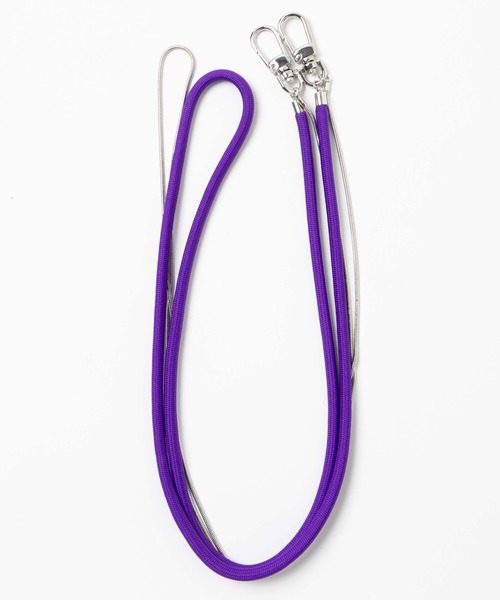 WEGO（ウィゴー）の「WEGO/ロープチェーンストラップ（スマホグッズ・レディース・その他1/パープル/ブラック・FREE）」の10枚目の写真