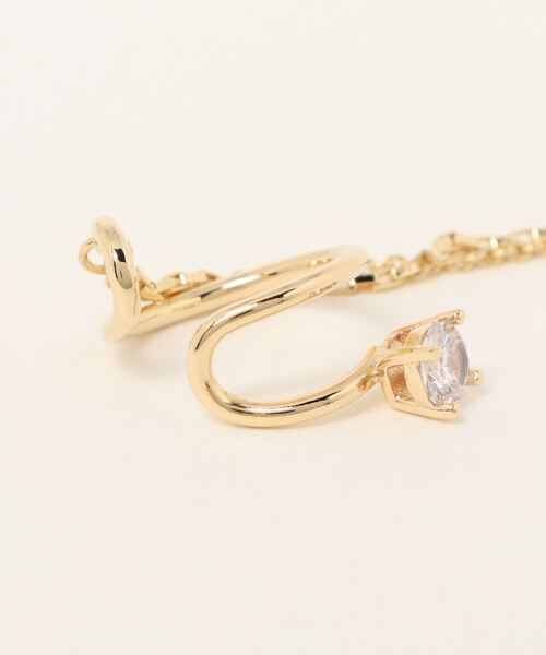 minia（ミニア）の「チェーンイヤーカフ(片耳)（イヤーカフ・レディース・ゴールド系1/ゴールド系2/ゴールド系3/ゴールド系4・FREE）」の18枚目の写真