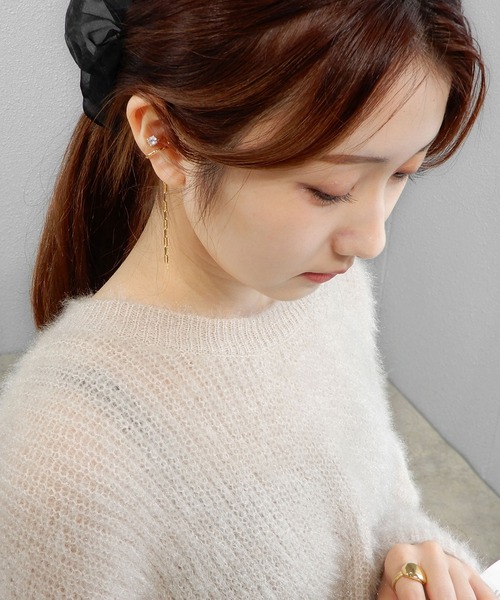 minia（ミニア）の「チェーンイヤーカフ(片耳)（イヤーカフ・レディース・ゴールド系1/ゴールド系2/ゴールド系3/ゴールド系4・FREE）」の10枚目の写真