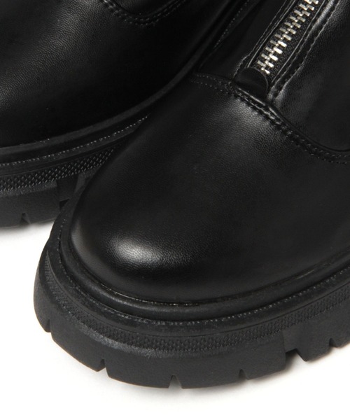 ALAND（エーランド）の「センターZIPショートブーツ 2171293（ブーツ・レディース・オフホワイト/ブラック・SMALL/MEDIUM/LARGE）」の9枚目の写真