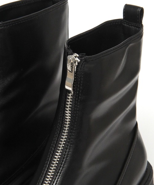 ALAND（エーランド）の「センターZIPショートブーツ 2171293（ブーツ・レディース・オフホワイト/ブラック・SMALL/MEDIUM/LARGE）」の10枚目の写真