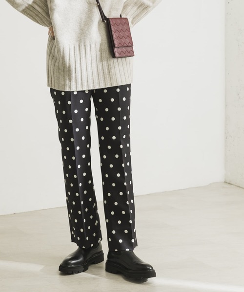 URBAN RESEARCH(アーバンリサーチ)の「ドットプリントスリムイージーパンツ(その他パンツ・レディース・チャコールグレー/ブラック・36/38)」の15枚目の写真