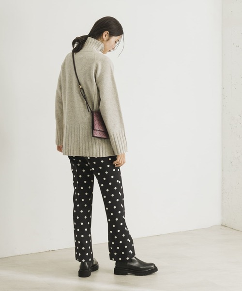 URBAN RESEARCH(アーバンリサーチ)の「ドットプリントスリムイージーパンツ(その他パンツ・レディース・チャコールグレー/ブラック・36/38)」の20枚目の写真