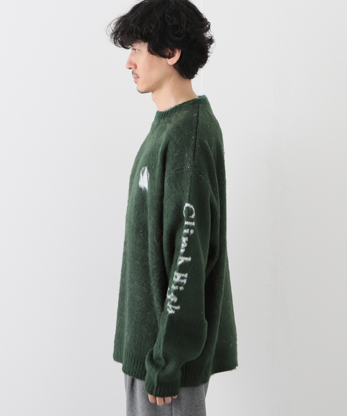 JOURNAL STANDARD(ジャーナルスタンダード)の「【CLIMB HIGH / クライムハイ】Sleeve logo sweater(ニット/セーター・メンズ・グリーン/ブラック・LARGE/MEDIUM)」の5枚目の写真