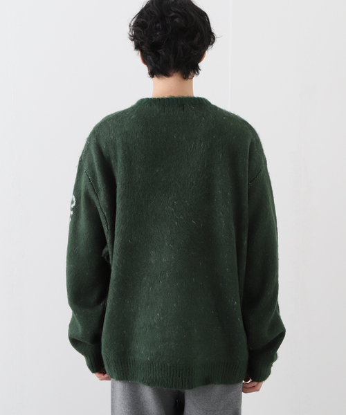 JOURNAL STANDARD(ジャーナルスタンダード)の「【CLIMB HIGH / クライムハイ】Sleeve logo sweater(ニット/セーター・メンズ・グリーン/ブラック・LARGE/MEDIUM)」の6枚目の写真