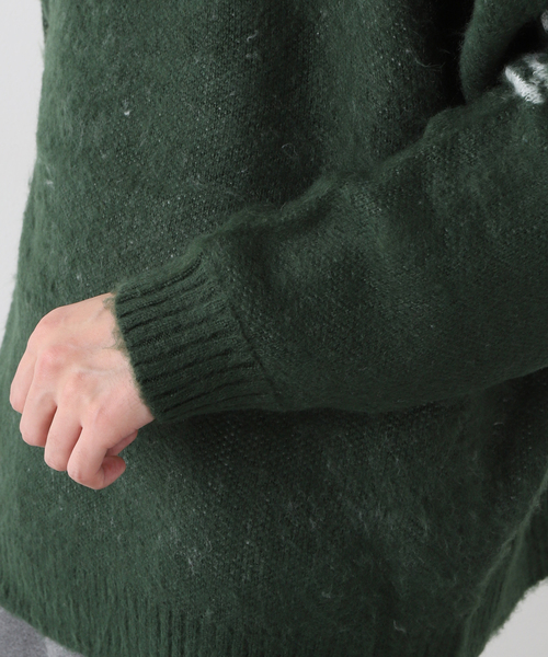 JOURNAL STANDARD(ジャーナルスタンダード)の「【CLIMB HIGH / クライムハイ】Sleeve logo sweater(ニット/セーター・メンズ・グリーン/ブラック・LARGE/MEDIUM)」の10枚目の写真