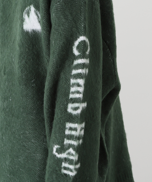 JOURNAL STANDARD(ジャーナルスタンダード)の「【CLIMB HIGH / クライムハイ】Sleeve logo sweater(ニット/セーター・メンズ・グリーン/ブラック・LARGE/MEDIUM)」の15枚目の写真