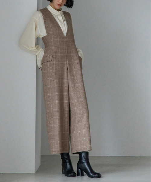 TENTO（テント）の「バックデザインオールインワン（つなぎ 