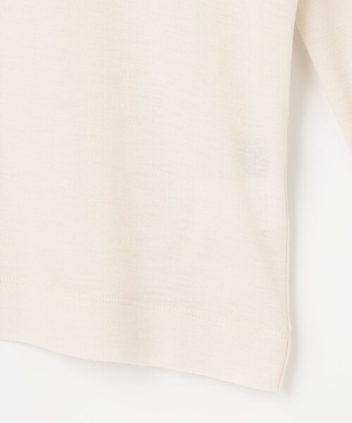 UNFILO(アンフィーロ)の「ウールジャージータートル(Tシャツ/カットソー・レディース・ブラック系/ホワイト系/ライトグレー系/ダークブラウン系・SMALL/MEDIUM)」の13枚目の写真