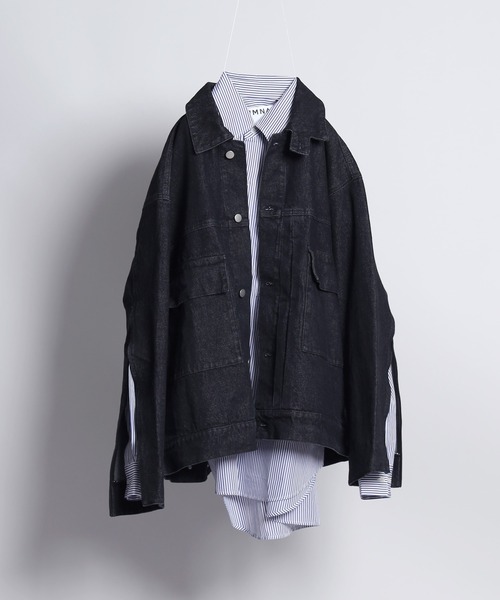 AIMNAIM（エイムネイム）の「VENT DENIM JACKET 袖ファスナー