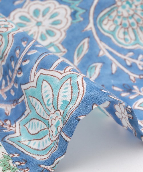 チチカカ（チチカカ）の「エコフレンドリー パッチブロックプリントワンピース（ワンピース・レディース・ピンク/ブルー・FREE）」の18枚目の写真