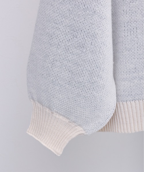 INGEBORG×VIVIANO】フラワーモチーフニットプルオーバー
