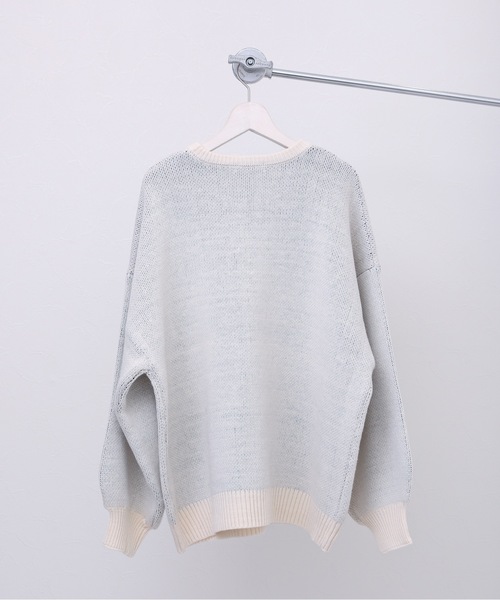 ap retro（アプレトロ）の「ジャガードフラワーニットプルオーバー（ニット/セーター・レディース・アイボリー/ブラック・FREE）」の16枚目の写真