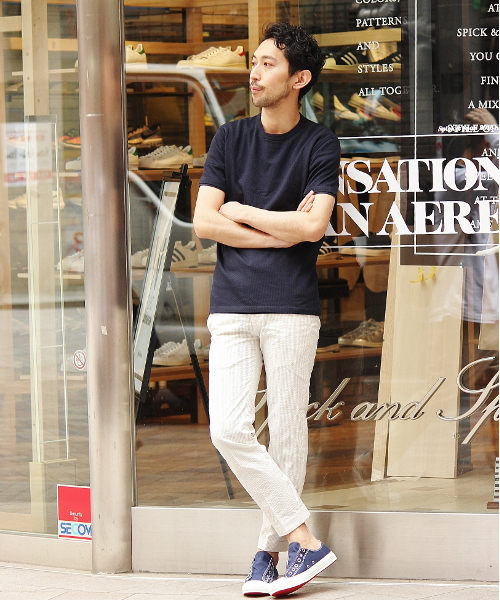 EDIFICE（エディフィス）の「◇SUCCER Wクロップドパンツ（その他パンツ・メンズ・ホワイト/ブルー系その他・46/48/50/42/44）」の18枚目の写真