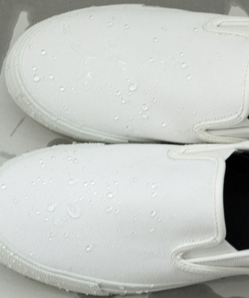 WHO'S WHO gallery(フーズフーギャラリー)の「【Splash/feed】WATER PROOF キャンバススリッポン(スニーカー・メンズ・ホワイト/ブラック/ダークネイビー・25.5cm/26.5cm/27.5cm)」の15枚目の写真