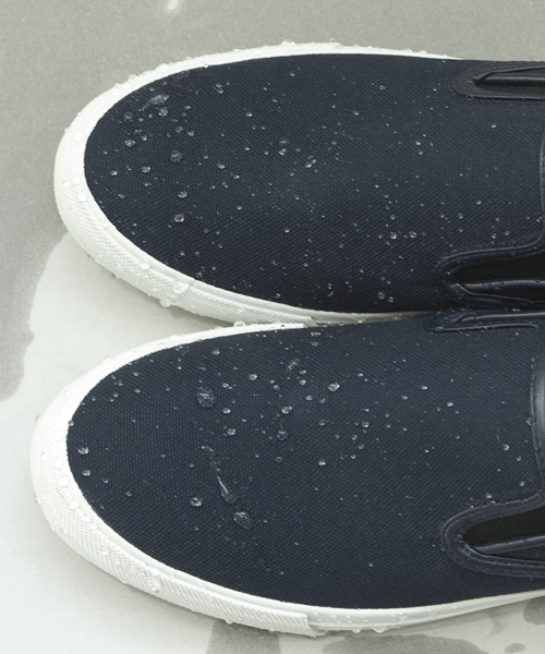 WHO'S WHO gallery(フーズフーギャラリー)の「【Splash/feed】WATER PROOF キャンバススリッポン(スニーカー・メンズ・ホワイト/ブラック/ダークネイビー・25.5cm/26.5cm/27.5cm)」の16枚目の写真