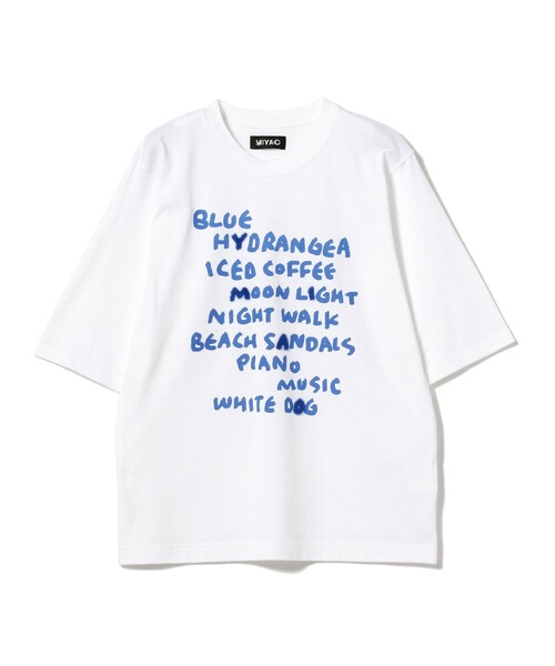 Ray BEAMS（レイビームス）の「MIYAO × Ray BEAMS / 別注 favorite Tシャツ（Tシャツ/カットソー・レディース・ピンク/ブルー・ONE SIZE）」の14枚目の写真