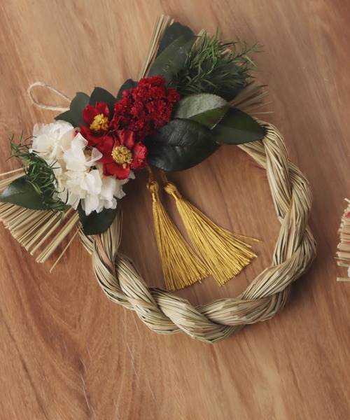 studio CLIP（スタディオクリップ）の「しめ縄飾りラウンド【ハレの日】（その他雑貨・レディース・イエロー/レッド/ピンク・FREE）」の3枚目の写真